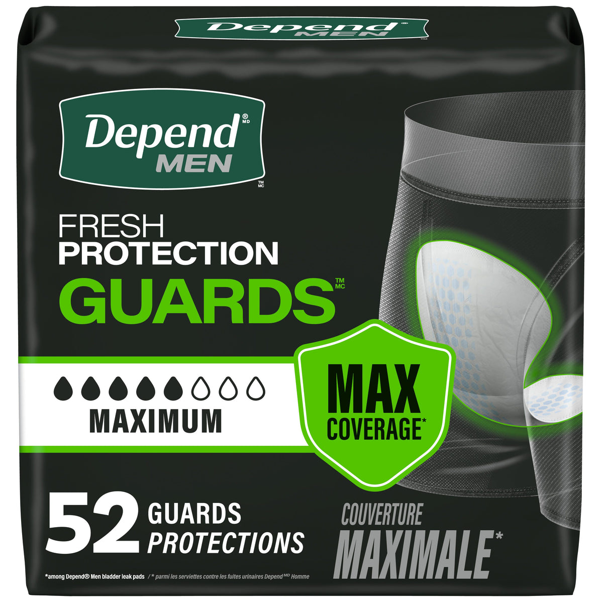 Fresh Protection™ Incontinence Guards for Men