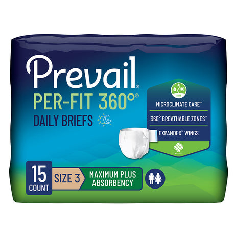 Prevail Per-Fit 360 Incontinence Briefs - Maximum Plus