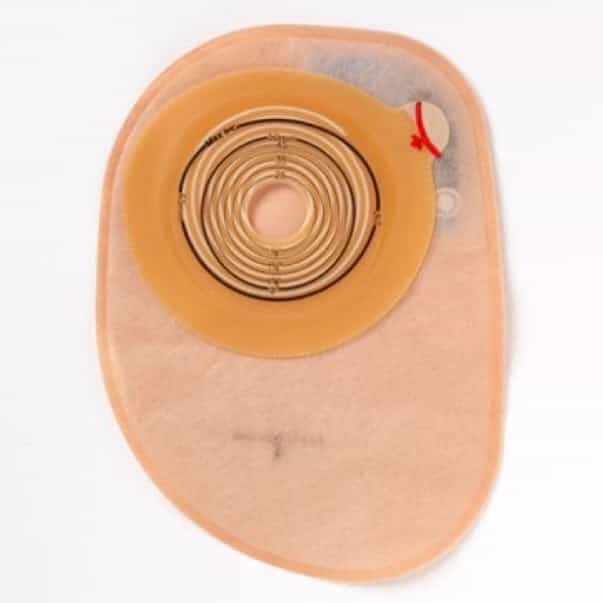 COL 12145 | Assura Flat MIDI 1-Piece Closed Pouch, Pre-cut 30 mm - Opaque with filter (30/box) - 30mm