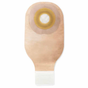 HOL 8181 | One-Piece Pouching System Beige with Flat Skin Barrier FlexWear and Drainable Pouch Lock 'n Roll Closure with filter- Up to 64 mm and 12" (10/box)