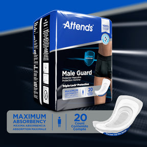 Attends Male Guard - L-12.5" W-4.5"