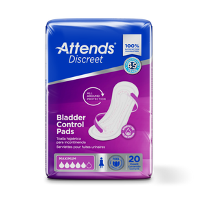 Attends Discreet Women's Maximum Pads - L-13" W-4.5"