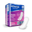 Attends Discreet Women's Moderate Pads - L-10.5" W-4.25"