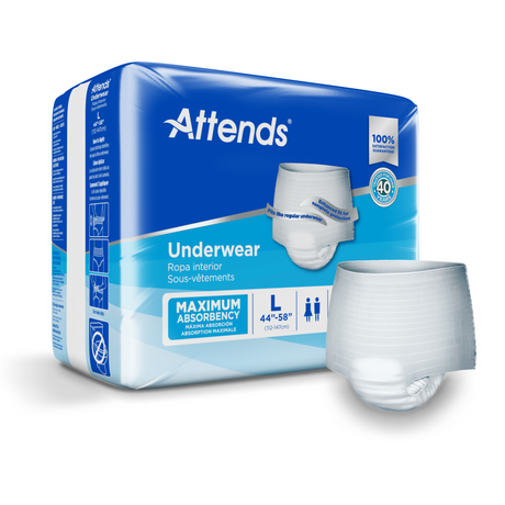 Attends Underwear Maximum Absorbency - Large