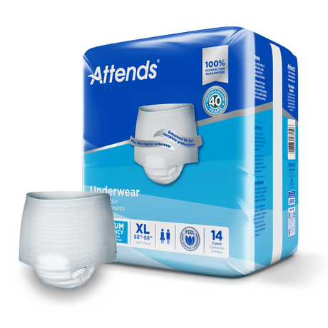 Attends Underwear Maximum Absorbency - Extra Large