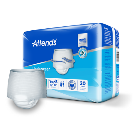 Attends Underwear Ultimate Absorbency - Small
