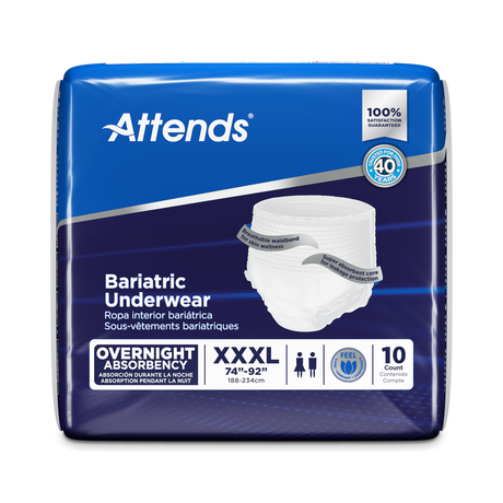 Attends Bariatric Protective Underwear - 3XL