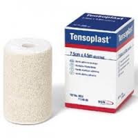 BX/16 TENSOPLAST ATHLETIC ELASTIC ADHESIVE TAPE 7.5CM X 4.5M (STRETCHED) - 7.5cm / 4.5m
