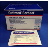 Cutimed Sorbact Antimicrobial Pad W/Bacteria Binding Action 7cm X 9cm - Box Of 5 - 7×9cm / 7cm