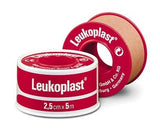 Leukoplast Sleek Zinc Oxide Plastic Waterproof Tape 2.5Cm X 3M - 2.5cm / 3m