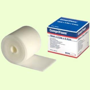 Comprifoam Polyurethane Bandage 10Cm X 2.5M X 0.4Cm - 12cm / 2.5m