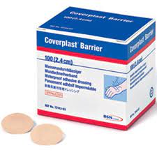 Leukoplast Barrier 2.4cm Round Bacterial & Waterproof Adhesive Dressing
