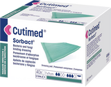 BX/20 CUTIMED SORBACT ANTIMICROBIAL PAD W/BACTERIA BINDING ACTION 10CM X 20CM - 10×10cm / 10cm