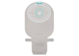 Sensura MIO 1pc Drain Pouch W/ Easiclose Wide Maxi Soft Convex Pre-cut 25mm Opaque W/ Window
