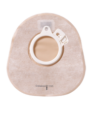 Assura® Pediatric Closed Pouch, Clamp, Transparent 5" (13cm), Flange 1-9/16" (40mm) - Box of 30