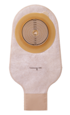 Assura® One-Piece Drainable Pouch, Clamp, Opaque 12" (30cm), Non-Convex, Stoma Opening 3/8" - 2-3/4" (10mm - 70mm) - Box of 10
