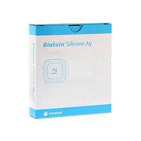 Biatain Silicone AG Foam Dressing 6" X 6" (15 CM X 15cm) — 15×15cm / 15cm