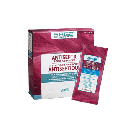 Antiseptic Body Cleanser Washcloth 2% CHG