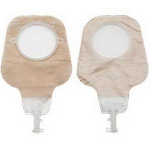 HOL 18014 BX/10 NEW IMAGE HIGH OUTPUT 12" SOFT TAP CLOSURE DRAINABLE POUCH, CLEAR 2-3/4" FLANGE