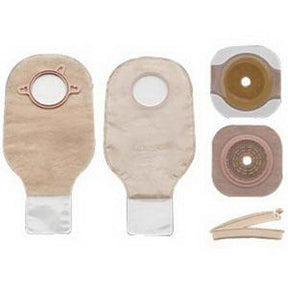 HOL 19104 BX/5 NEW IMAGE FLEXWEAR CLAMP CLOSURE DRAINABLE POUCH 2-3/4" NON- STERILE
