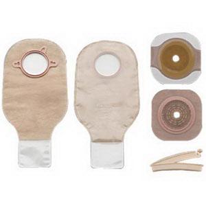 HOL 19153 BX/5 NEW IMAGE FLEXWEAR CLAMP CLOSURE DRAINABLE POUCH 2-1/4" STERILE