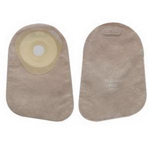 HOL 82335 BX/30 PREMIER ONE-PIECE FLAT SKIN BARRIER 9" CLOSED POUCH BEIGE SOFTFLEX,WITH FILTER PRE-CUT 1-3/8"