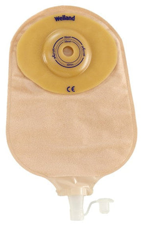 HOL 84398 BX/5 PREMIER ONE PIECE UROSTOMY, FLEXTEND, W/ CONVEX, CUT TO FIT, UP TO 1 1/2IN (38MM), BEIGE
