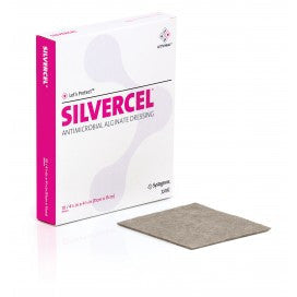 JNJ CAD011 BX/10 SILVERCEL HYDRO-ALGINATE DRESSING, SIZE 11CM X 11CM