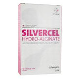 BX/10 SILVERCEL HYDRO-ALGINATE ANTIMICROBIAL DRESSING WITH SILVER 5CM X 5CM - 10×20cm / 10cm