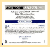 (CS5) BX/10 ACTISORB® SILVER 220 ACTIVATED CHARCOAL DRESSING WITH SILVER 10.5CM X 10.5CM - 19×10.5cm / 19cm