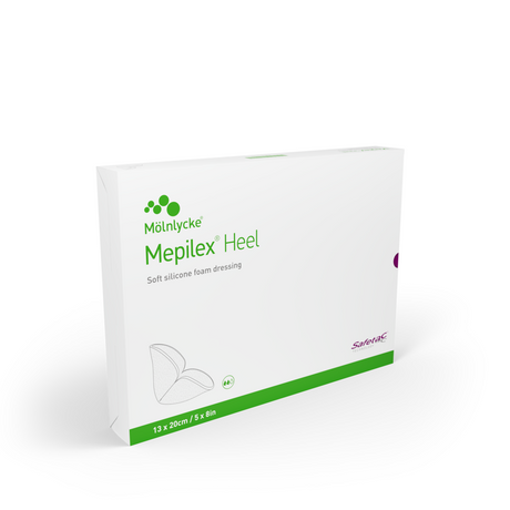 Mepilex Heel Foam Dressing, Size 13Cm X 20Cm Bx/5 - 13×20cm / 13cm
