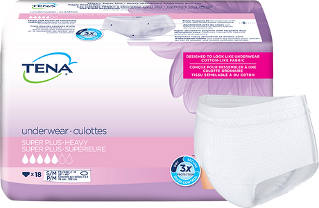 SCA 54285 TENA® Women™ Super Plus Heavy Protective Incontinence Underwear, Super Absorbency, Small/Medium
