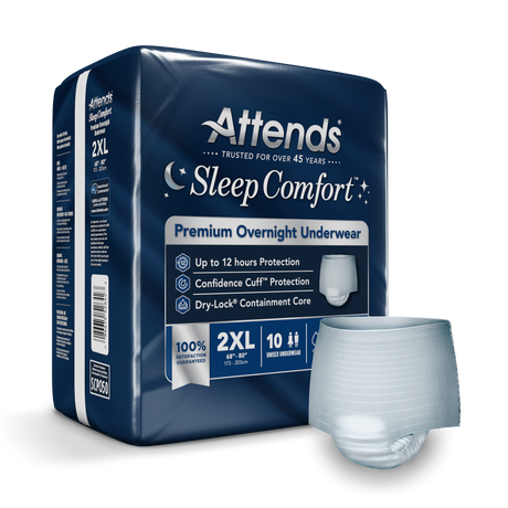 Attends Sleep Comfort™ Premium Overnight Underwear - 2XL