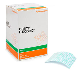 SNU 4632 BX/20 OPSITE FLEXIGRID ADHESIVE FILM DRESSING, SIZE 12CM X 25CM