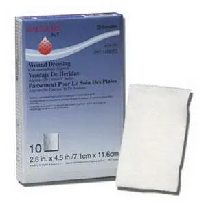 Kaltostat Calcium Alginate Wound Dressing, 7cm 12cm (3in X 5in) - Box Of 10 - 3×5in / 7cm
