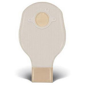Natura® Two-Piece Drainable Pouch, Flange 1-1/4" (32mm), Opaque 10" (25.4cm), Tail Clip - Box of 10