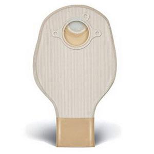 Natura® Two-Piece Drainable Pouch, Flange 1-1/2" (38mm), Opaque 10" (25.4cm), Tail Clip - Box of 20