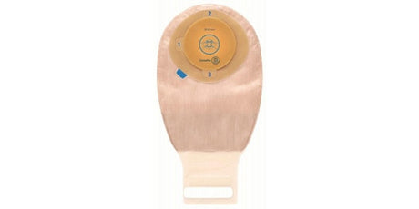 SQU 413521 BX/10 ESTEEM MOLDABLE 1-PIECE TAN DRAINABLE POUCH, SIZE MEDIUM 20-30MM
