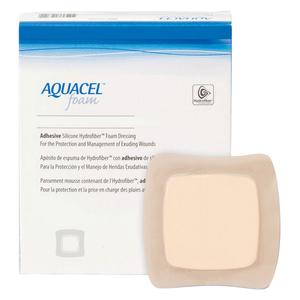 Aquacel Hydrofiber Foam Adhesive Dressing 10cm X 20cm (4x8)" Sterile — 10×20cm / 10cm