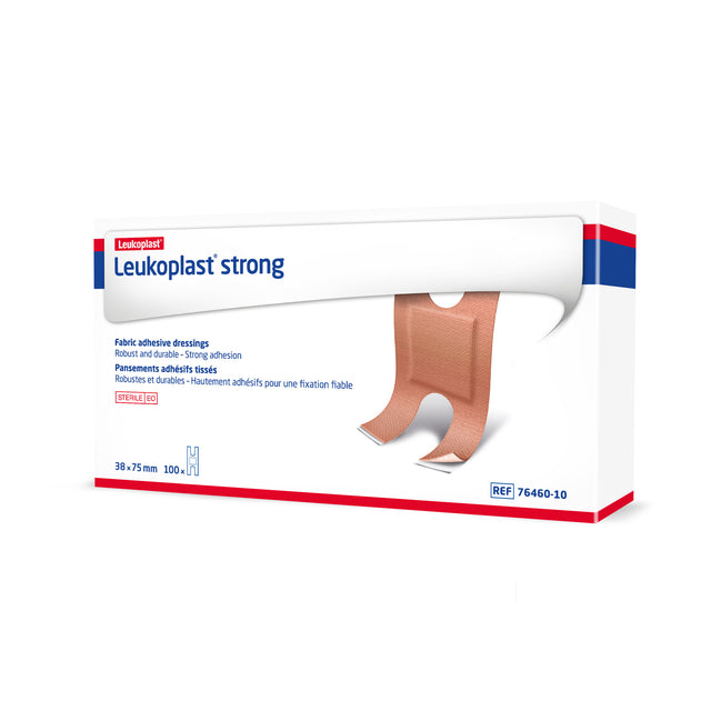 Leukoplast Strong Fabric adhesive dressings Beige 3.8 cm x 7.5 cm