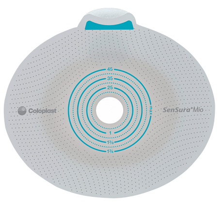 SenSura® Mio Flex Skin Barrier, Non-Convex, Pre-Cut Stoma Opening 1-1/8" (28mm), Flange 2" (50mm) - Box of 10