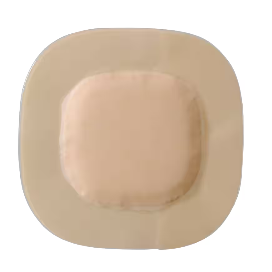 BX/10 Coloplast - Biatain Super Adhesive Foam Dressing 4 in x 4 in (10 cm x 10 cm) - 10×10cm / 10cm