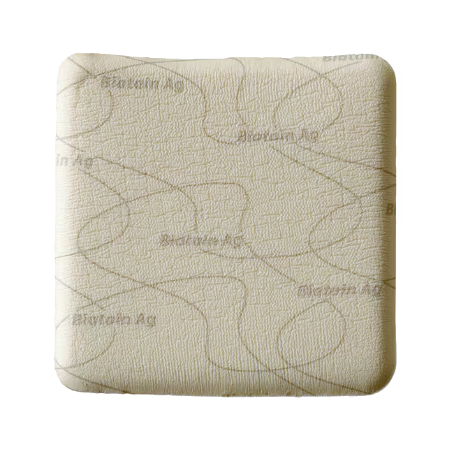 Biatain AG Non-adhesive Foam Dressing, Size 4in X 4in (10cm X 10cm) — 10×10cm / 4×4in
