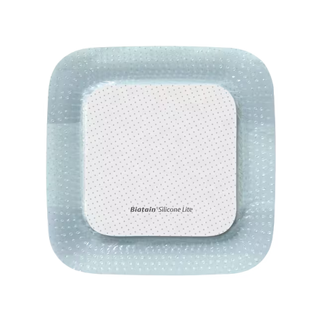 BX/10 BIATAIN LITE SILICONE FOAM DRESSING, SIZE 4IN X 4IN (10CM X 10CM) - 12×12cm / 5×5in