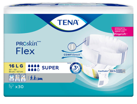 TENA ProSkin Flex Super Belted Incontinence Brief, Heavy Absorbency