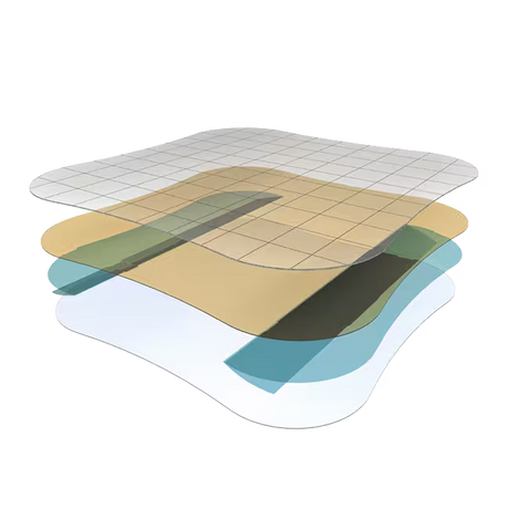 Comfeel Plus Transparent Dressing, Size 3 1/2in x 5 1/2in (9cm x 14cm)