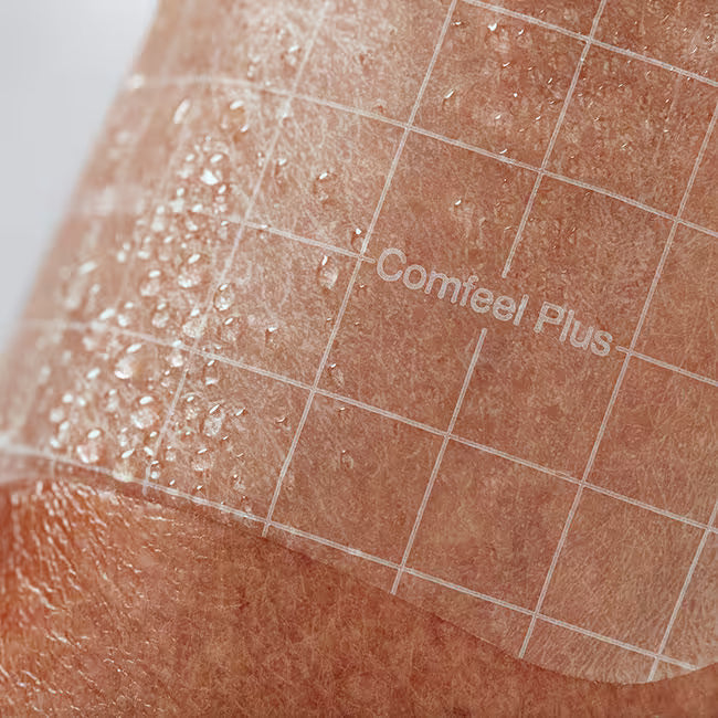 Comfeel Plus Transparent Dressing, Size 6in x 6in (15cm x 15cm)