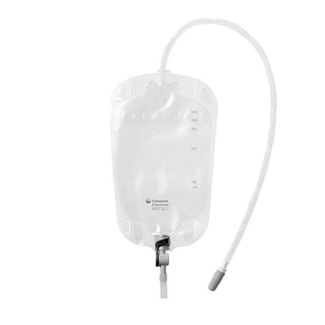 Conveen® Security+ Leg Bag, Lever Outlet, Straps, Sterile, 34oz (1000ml) - 1 Each