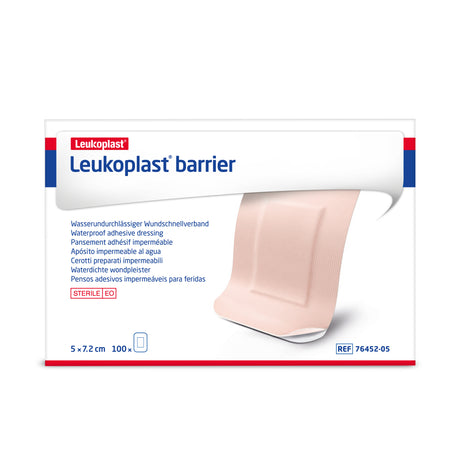 Leukoplast Barrier Waterproof adhesive dressings Beige 5.0 cm x 7.2 cm