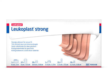 Leukoplast Strong Fabric Adhesive Dressings Beige Box of 101